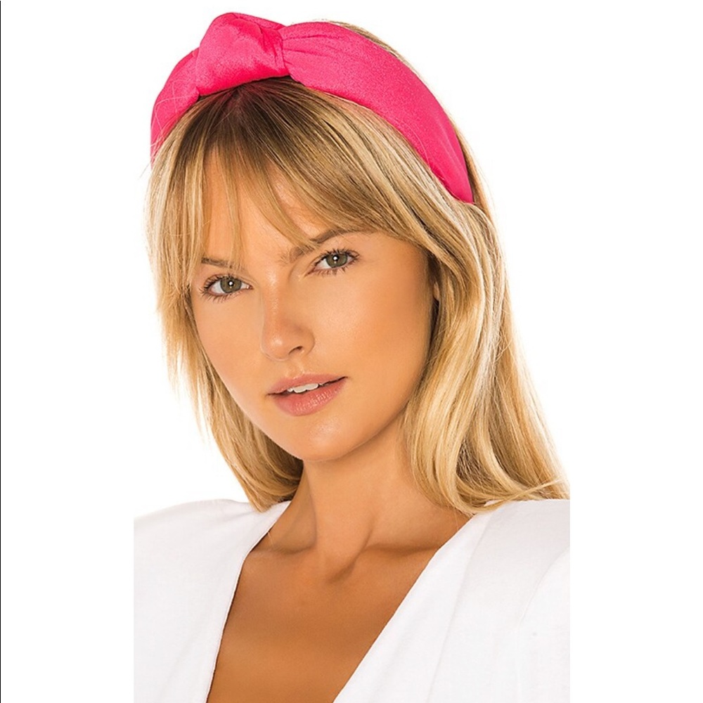 Lele Sadoughi Bright Pink Headband